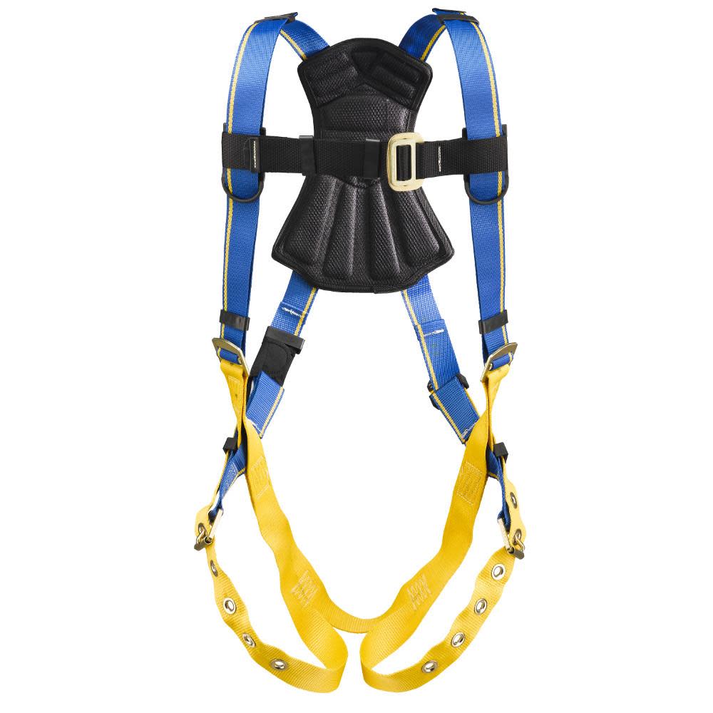Werner Blue Armor Standard (1 D Ring) Harness (XXL) Fall Protection Equipment - Ascmtools