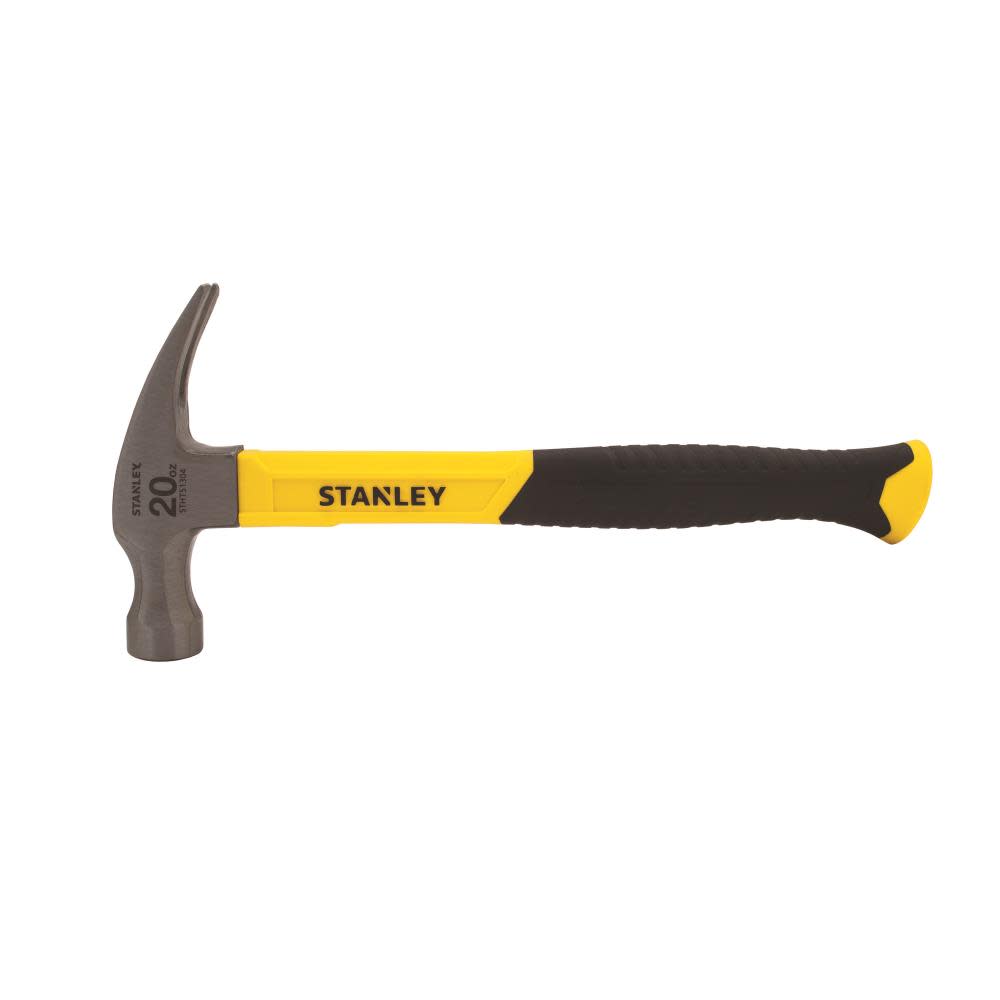 Stanley 20 oz Rip Claw Fiberglass Hammer - Ascmtools