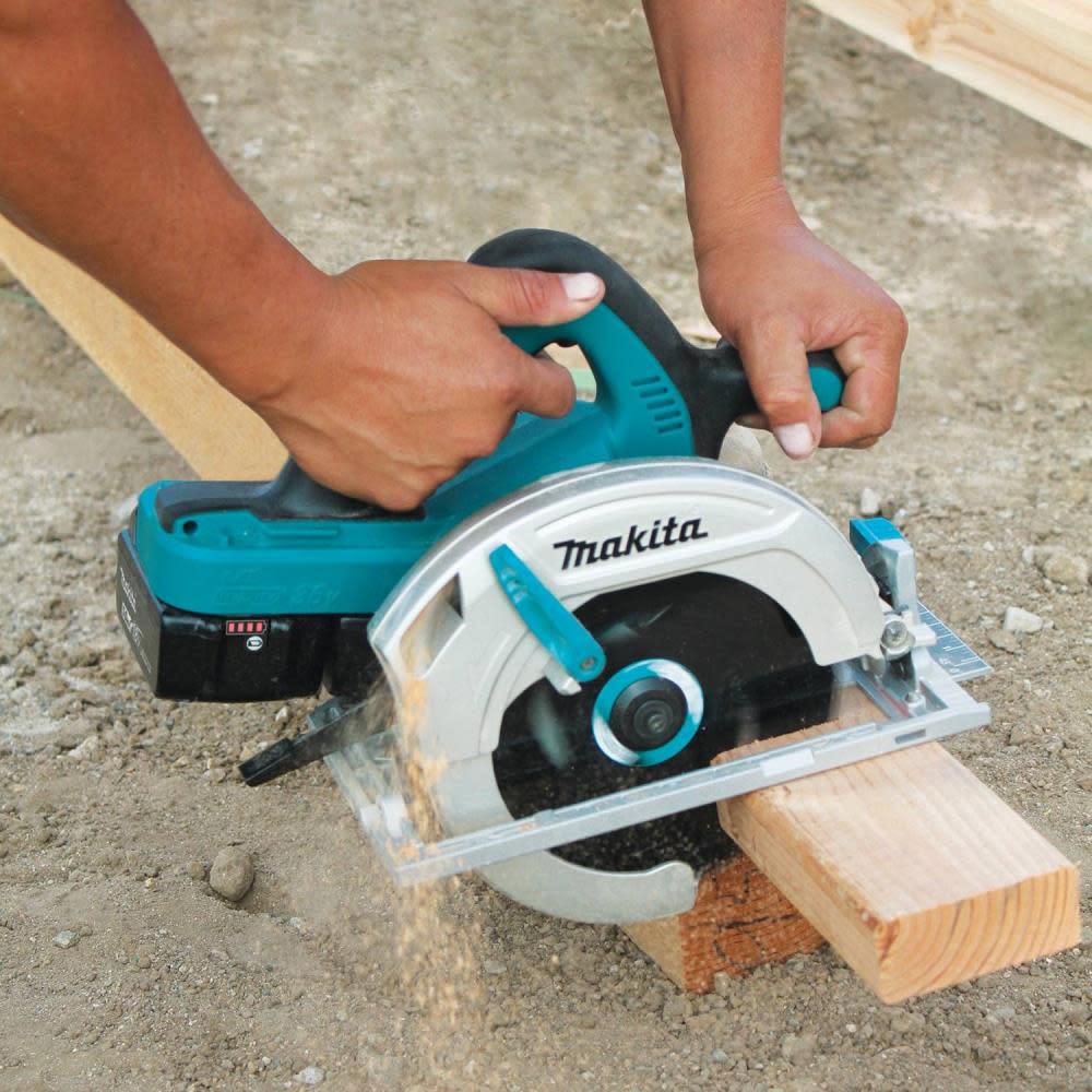 Makita 18V X2 LXT Lithium-Ion (36V) Cordless 7-1/4 In. Circular Saw Kit (5.0Ah) - Ascmtools