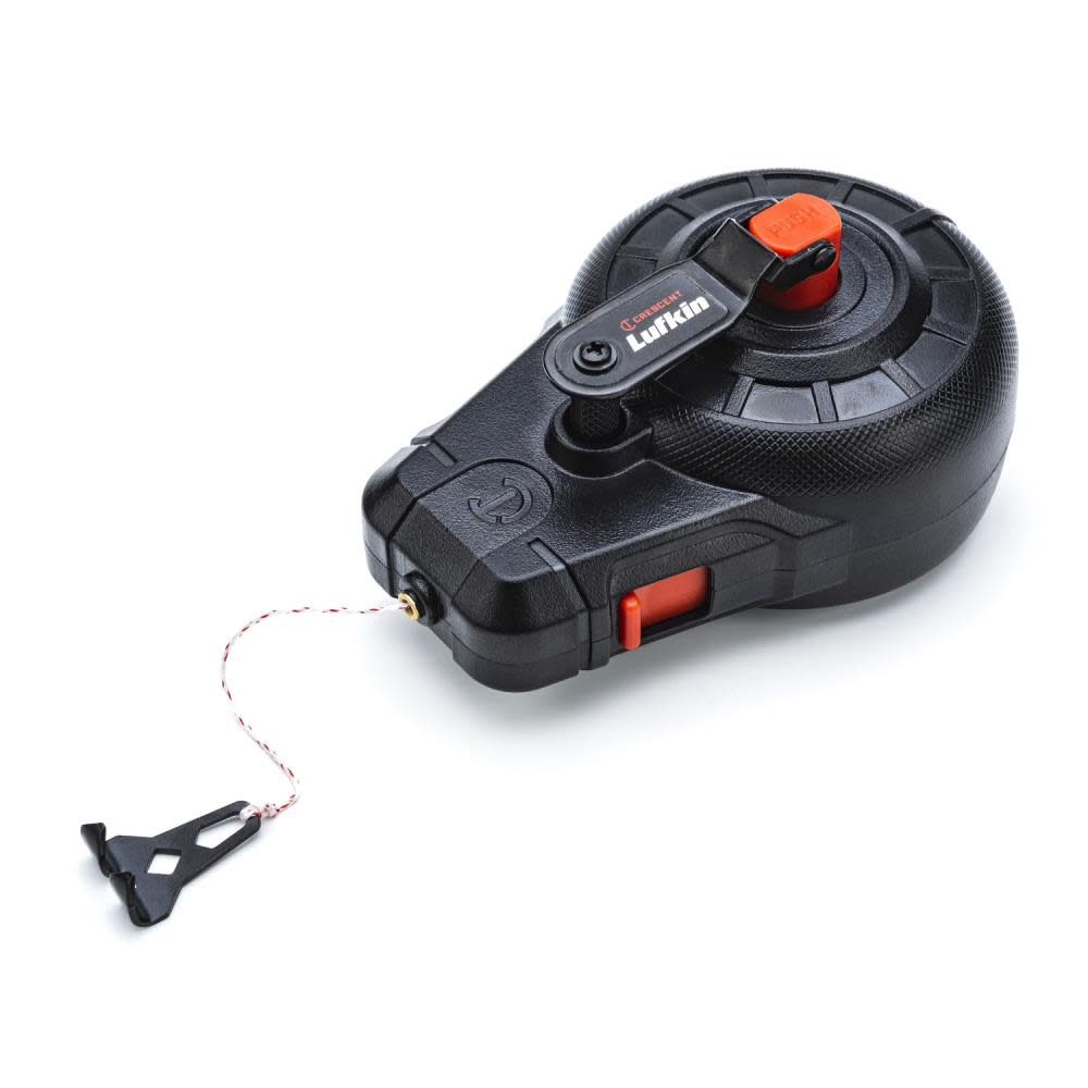 Crescent Lufkin 100′ Chalk Reel with 3 oz Blue Chalk - Ascmtools