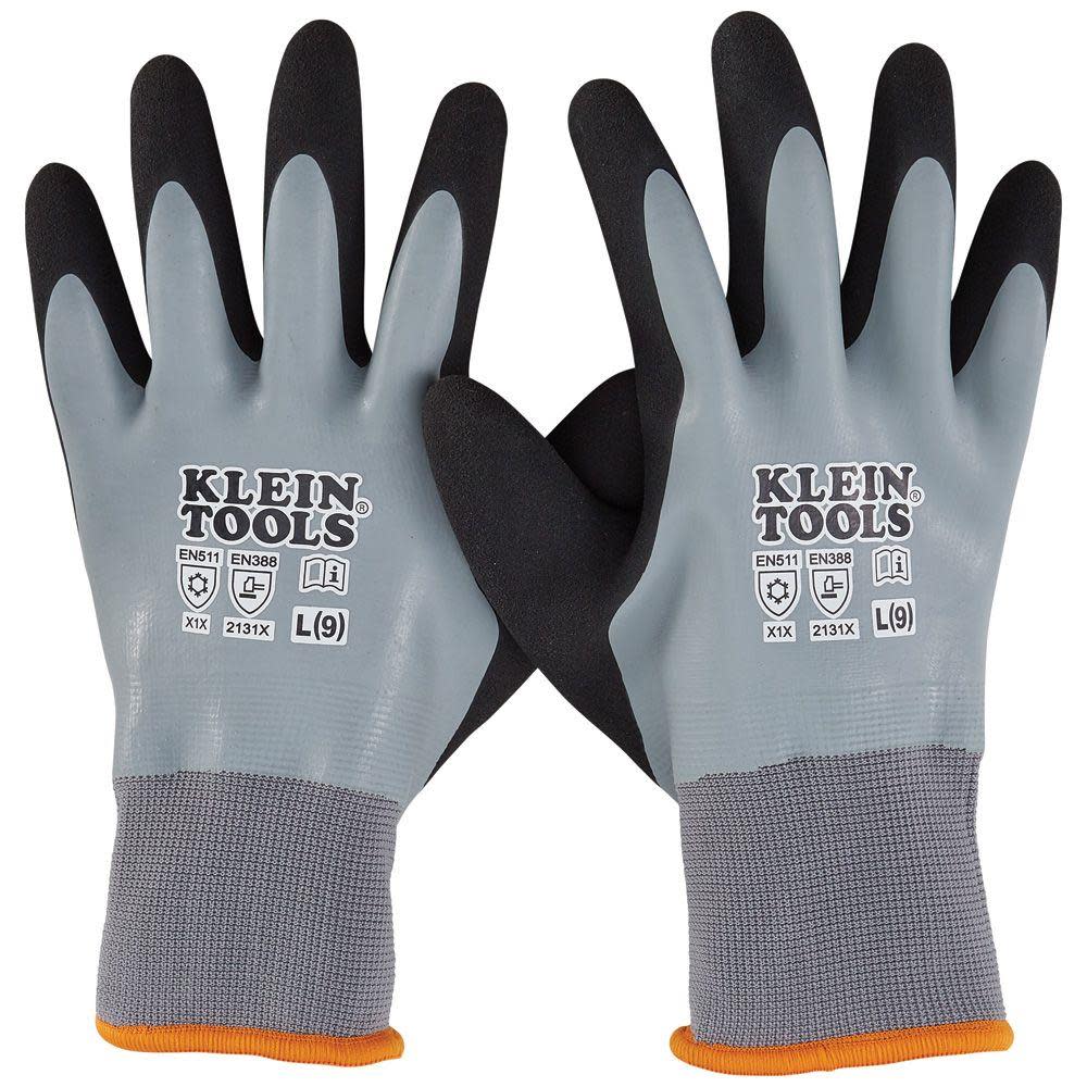 Klein Tools Thermal Dipped Gloves Large - Ascmtools
