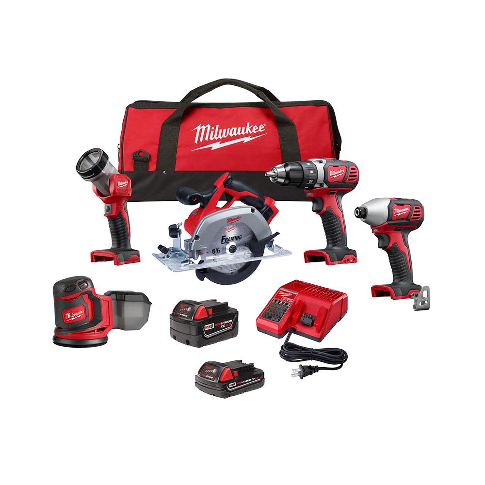 Milwaukee M18 5 Tool Combo Kit - Ascmtools