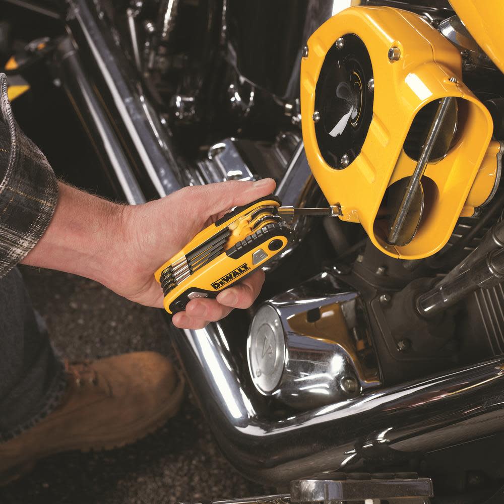 DEWALT SAE Folding/Locking Hex Key Set - Ascmtools