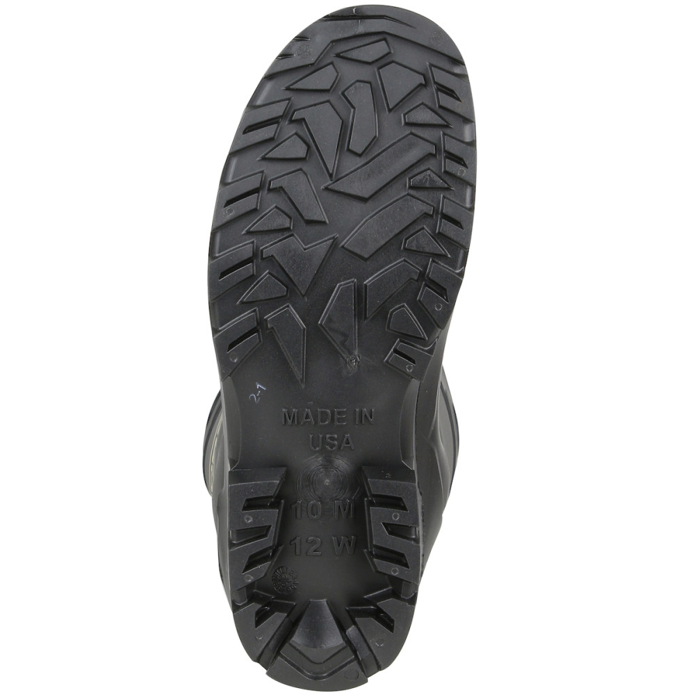 Protective Industrial Products Boss Footwear 16″ Black PVC Plain Toe Boot Size 13 - Ascmtools