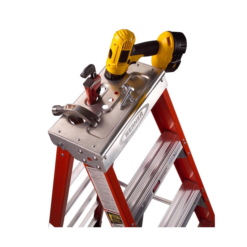 Werner 12 Ft. Type IAA Fiberglass Step Ladder - Ascmtools