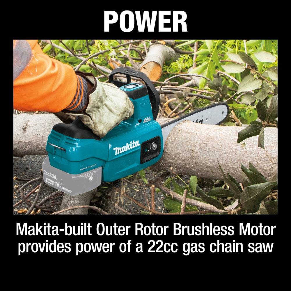 Makita 18V LXT 12″ Top Handle Chain Saw Lithium Ion Brushless Cordless Bare Tool - Ascmtools