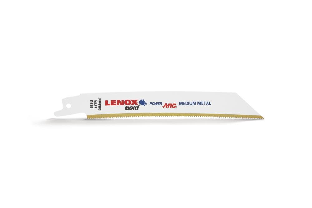 Lenox 5-Pack 6-in 18-TPI Bi-Metal Reciprocating Saw Blades - Ascmtools