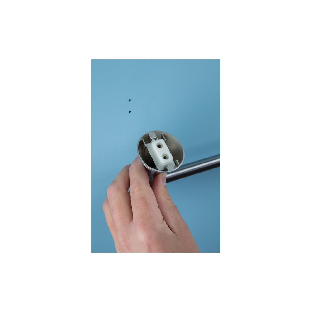 Moen Darcy Brushed Nickel 24″ Towel Bar with Press & Mark Stamp - Ascmtools