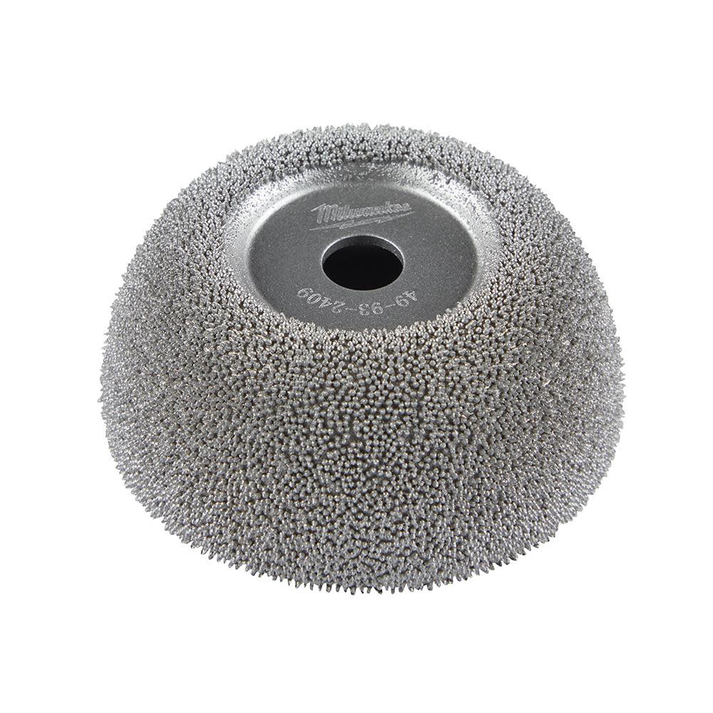 Milwaukee 2-1/2″ Flared Contour Buffing Wheel for M12 FUEL Low Speed Tire Buffer - Ascmtools