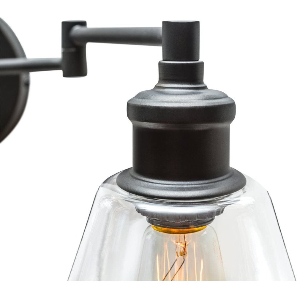 Globe Electric Leclair Vintage Wall Sconce Bronze 60W E26 1 Light - Ascmtools