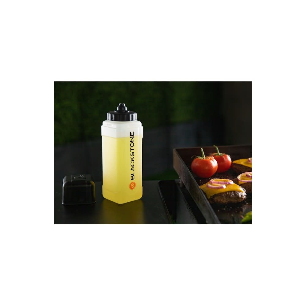 Blackstone Squeeze Bottle Culinary Series 32oz Black/White Square - Ascmtools