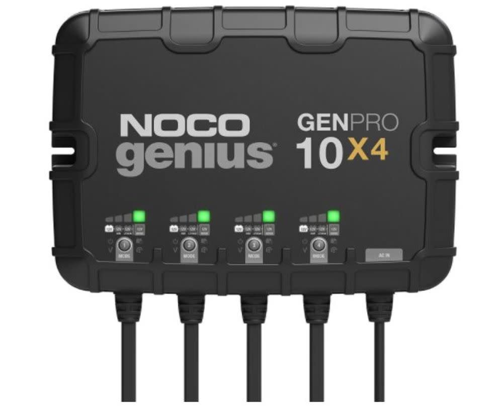 Noco 12V Battery Charger 40A Fully Automatic 4 Bank On Board - Ascmtools