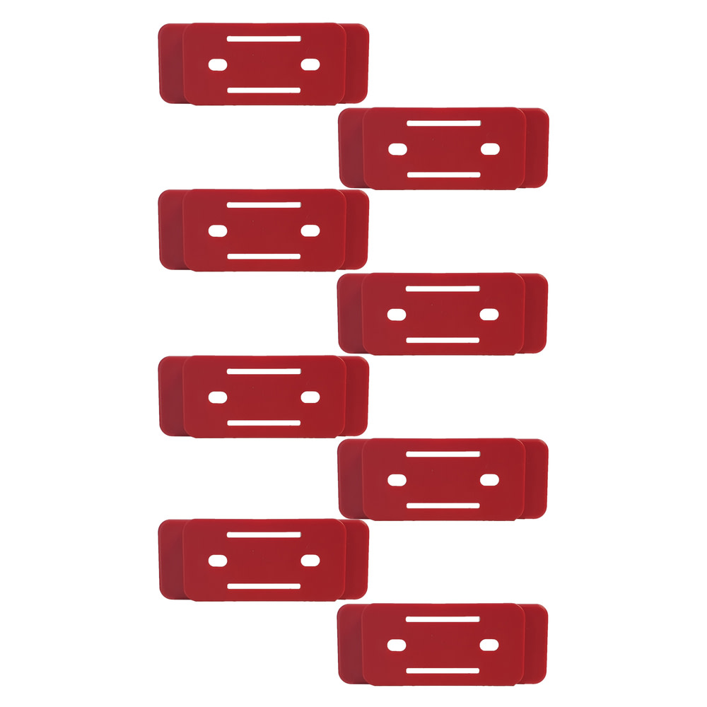 Stealthmounts Battery Mount Milwaukee PACKOUT Feet Red 8pk - Ascmtools