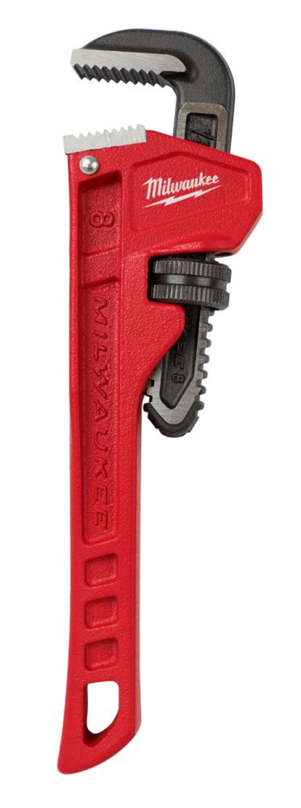Milwaukee 8 in. Steel Pipe Wrench - Ascmtools