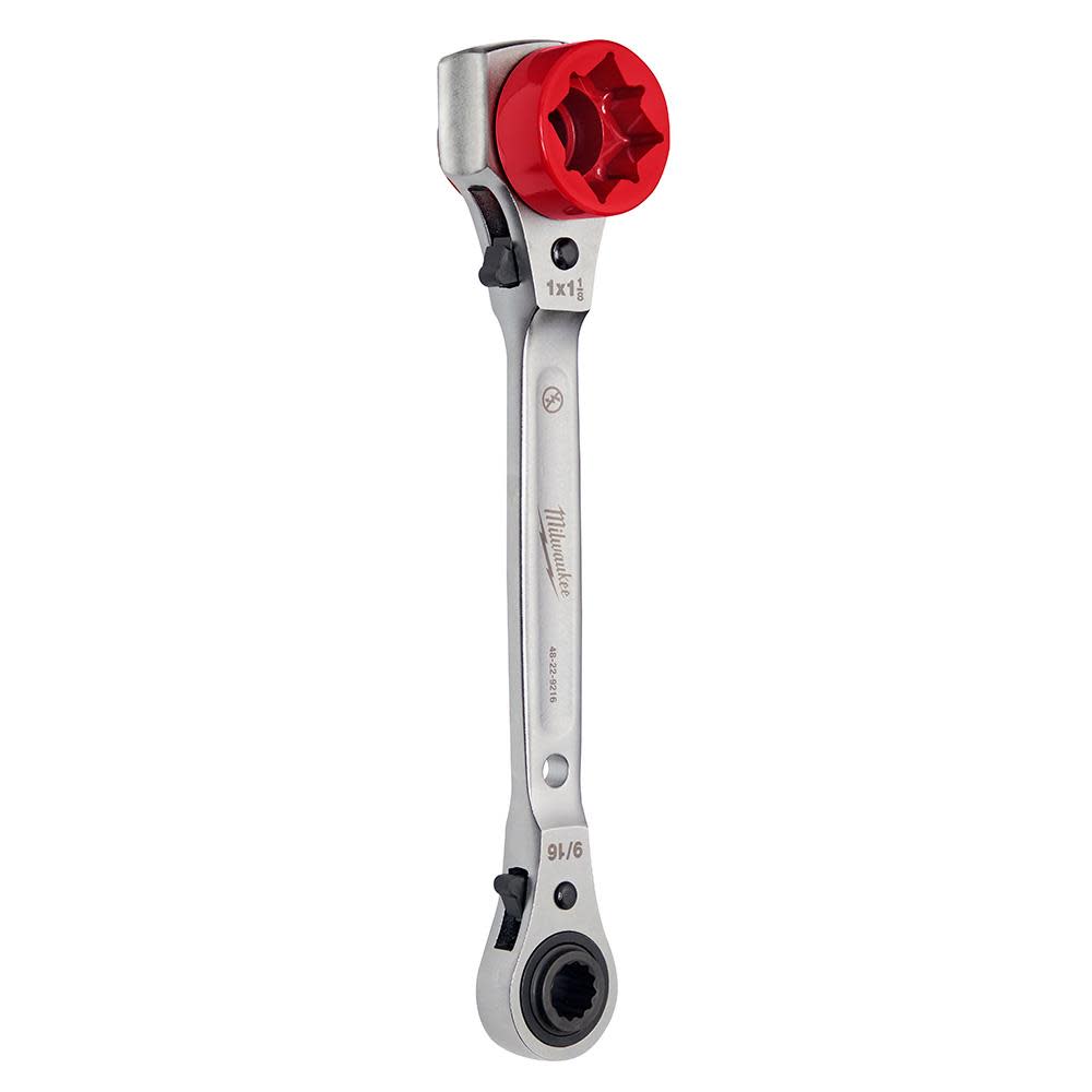 Milwaukee Linemans 5-in-1 Ratcheting Wrench - Ascmtools