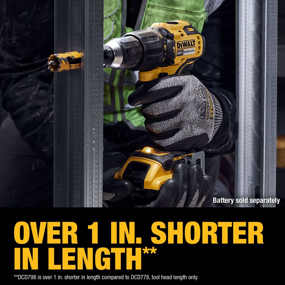 DEWALT 20V MAX 1/2″ Hammer Drill Cordless Bare Tool - Ascmtools