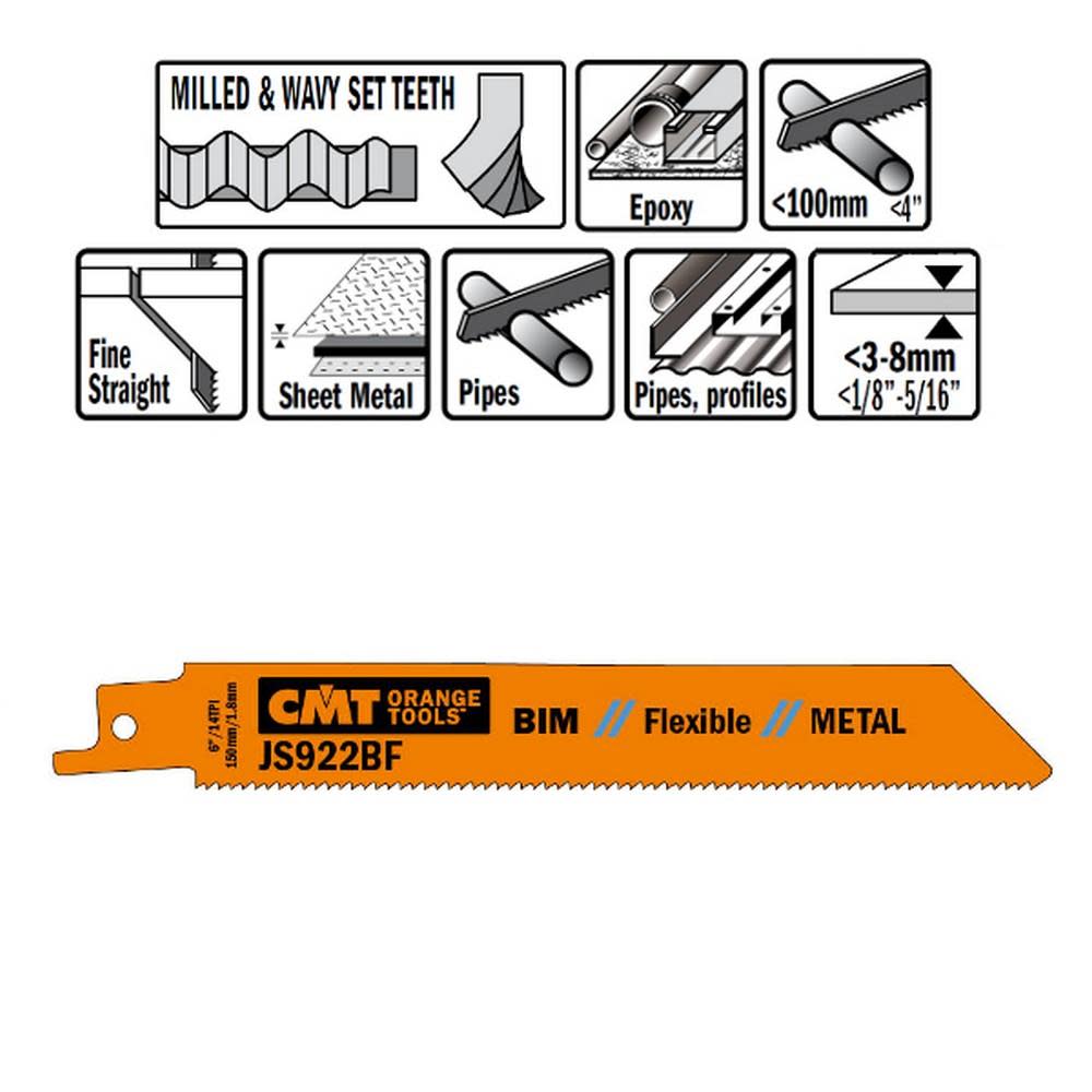 CMT Bi Metal Recip Blade - Ascmtools