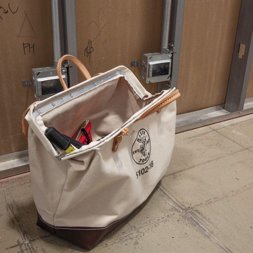 Klein Tools 18″ (457 mm) Canvas Tool Bag - Ascmtools