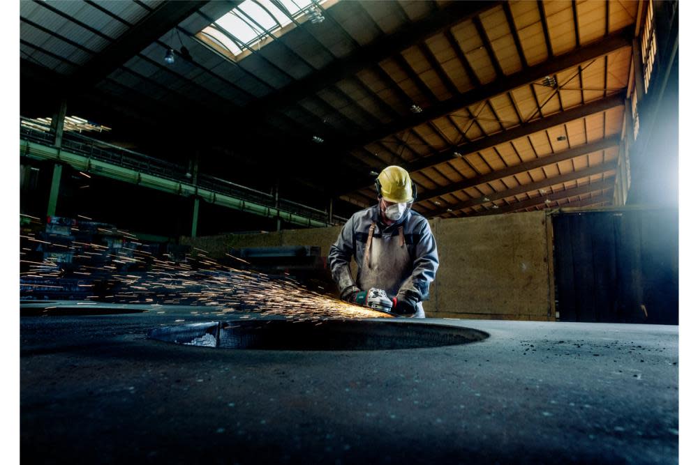 Metabo 7″ Angle Grinder with Brake Non-Locking Paddle Electronics - Ascmtools