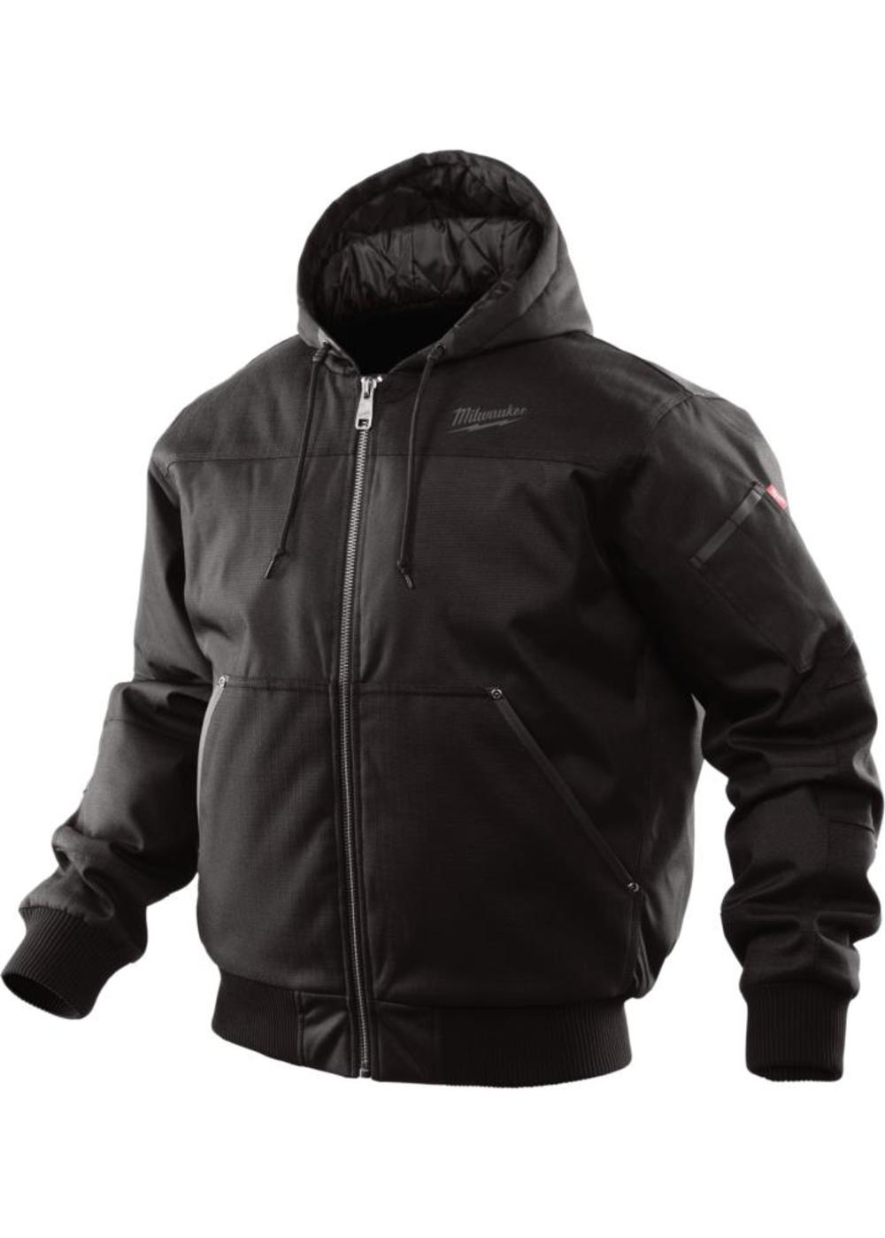 Milwaukee Black Hooded Jacket – XL - Ascmtools