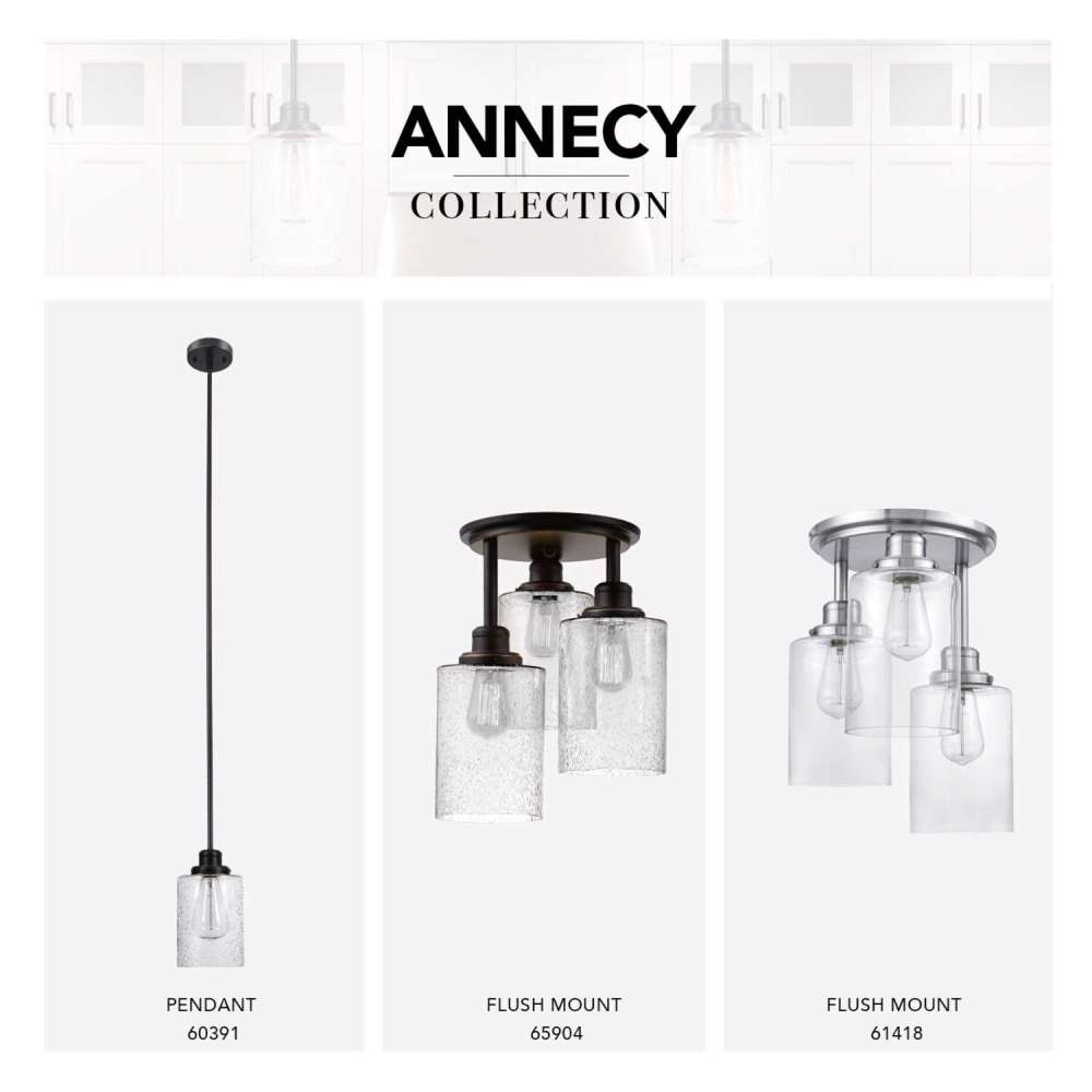 Globe Electric Annecy Ceiling Light Oil Rubbed Bronze 60W E26 - Ascmtools
