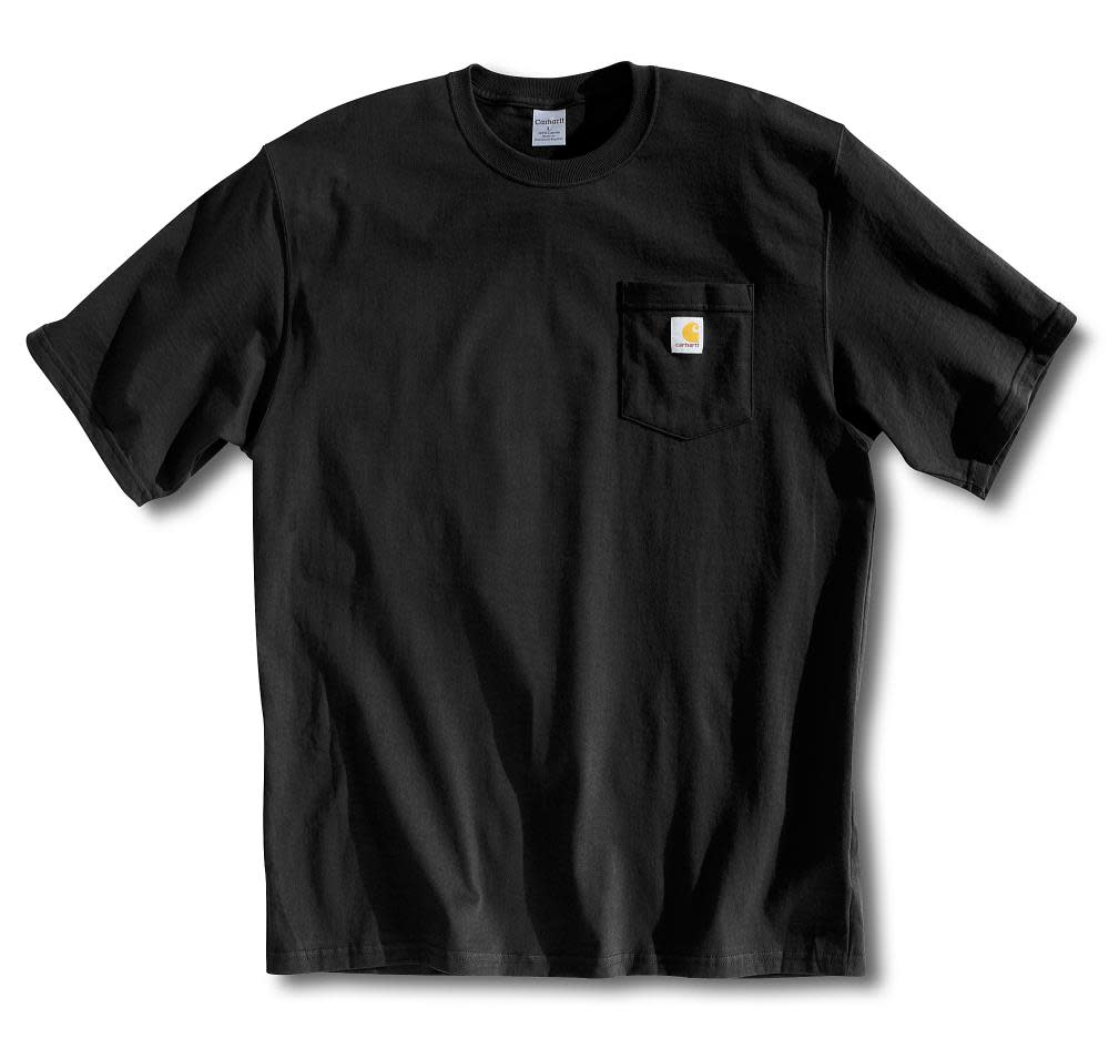 Carhartt Men’s Workwear Pocket T-Shirt Black Large Regular - Ascmtools