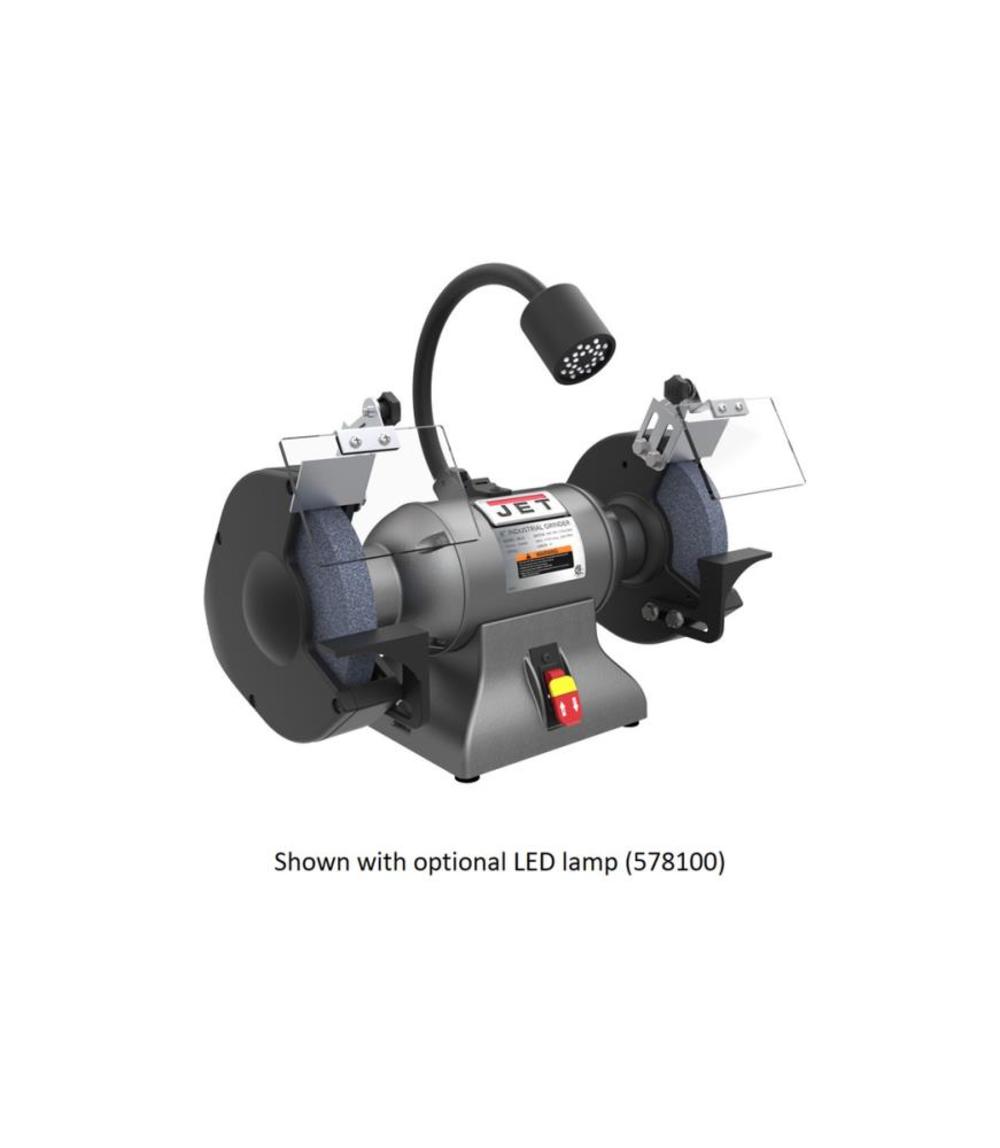 JET 8in Industrial Bench Grinder 1HP - Ascmtools