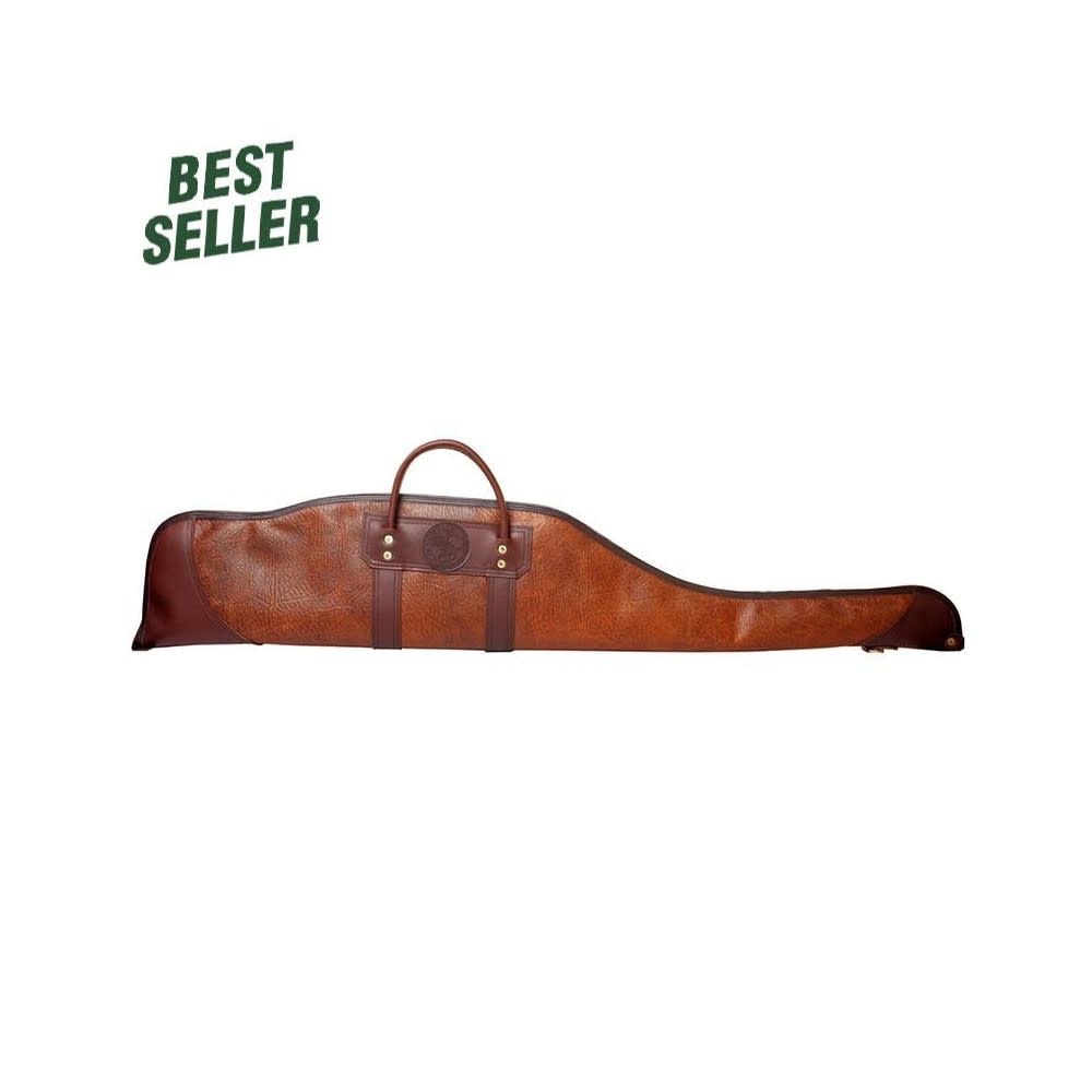 Duluth Pack 49 In. L Brown Trim Bison Leather Rifle Case - Ascmtools