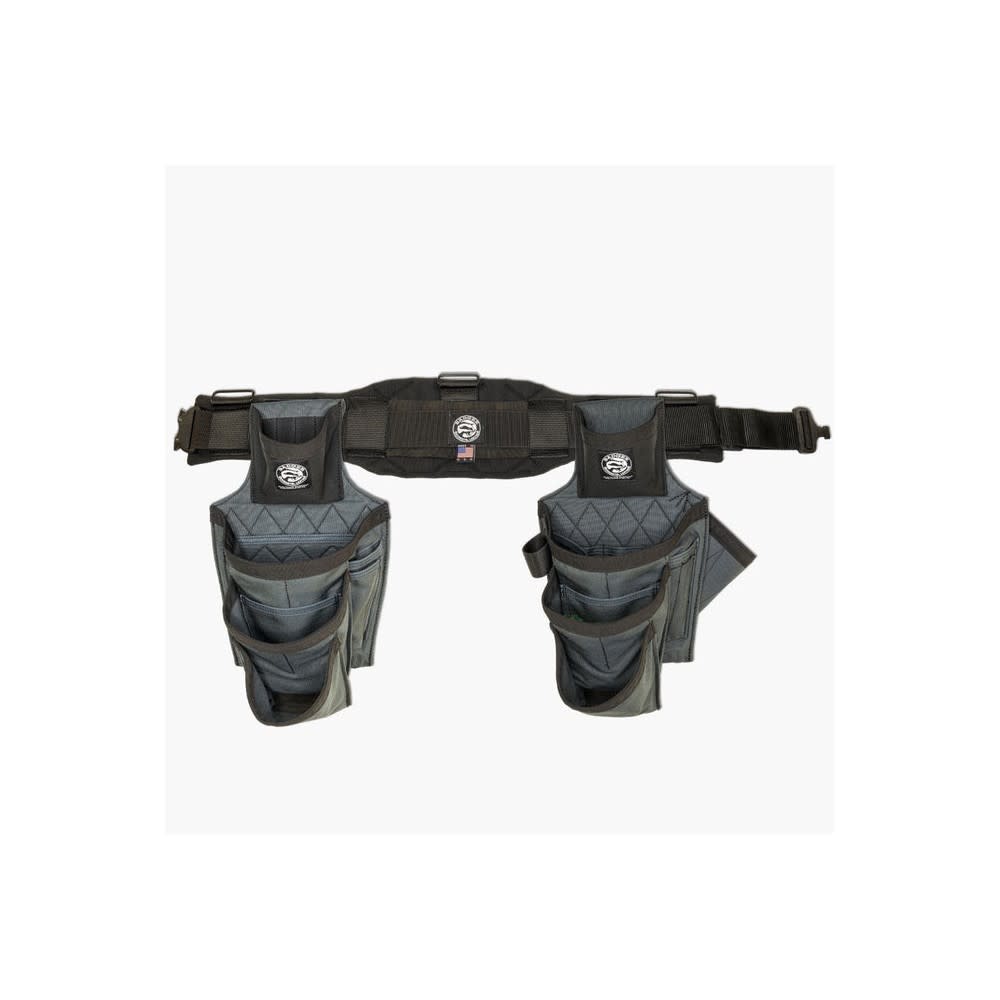 Occidental Leather Badger Framer Toolbelt Set Gunmetal Gray Medium - Ascmtools