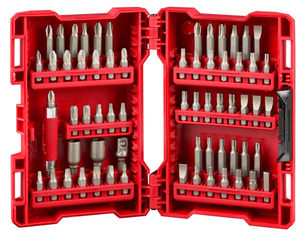 Milwaukee 64 Piece Standard Driver Bit Set - Ascmtools