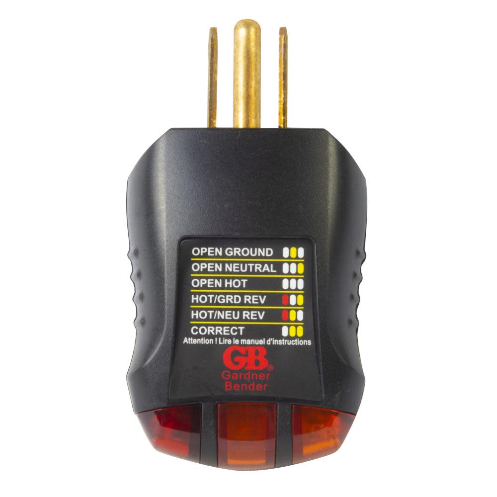 Gardner Bender Outlet Tester 120VAC - Ascmtools