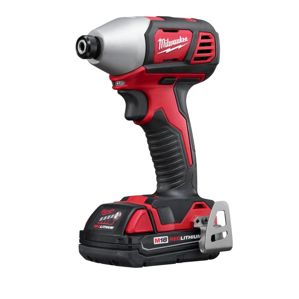 Milwaukee M18 2 Speed 1/4 Hex Impact Driver Compact Kit - Ascmtools