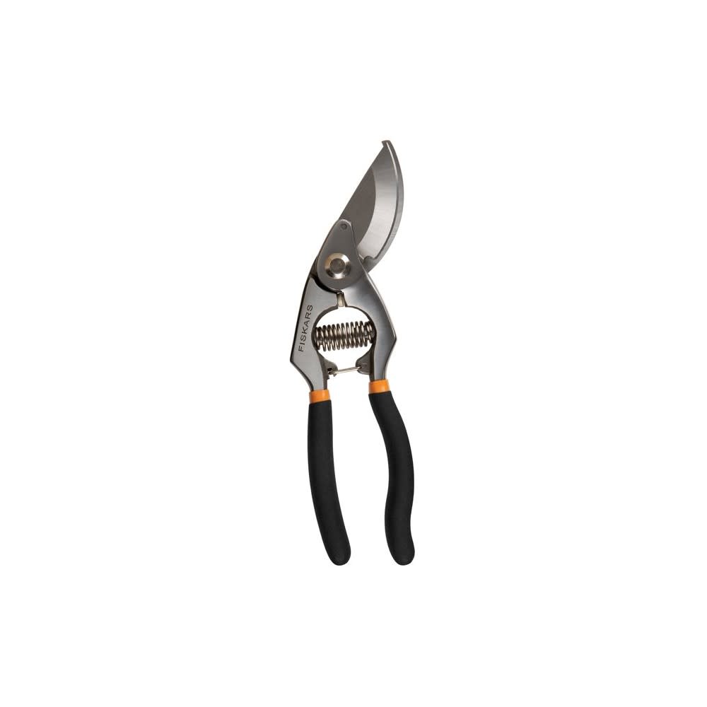 Fiskars Pruner 0.75″ Cut Forged Steel Non Slip Grip Bypass - Ascmtools