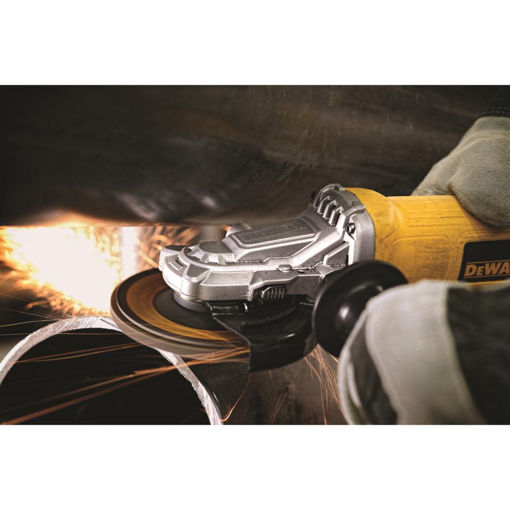 DEWALT 4 1/2″ to 5″ Flathead Paddle Switch Small Angle Grinder with No Lock-On - Ascmtools
