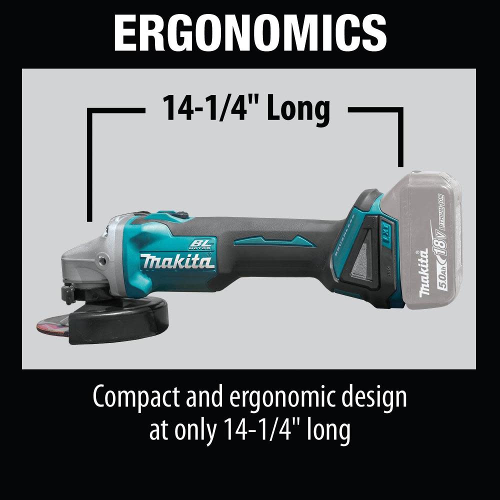 Makita 18V LXT 4 1/2 / 5″ Cut Off/Angle Grinder Bare Tool - Ascmtools