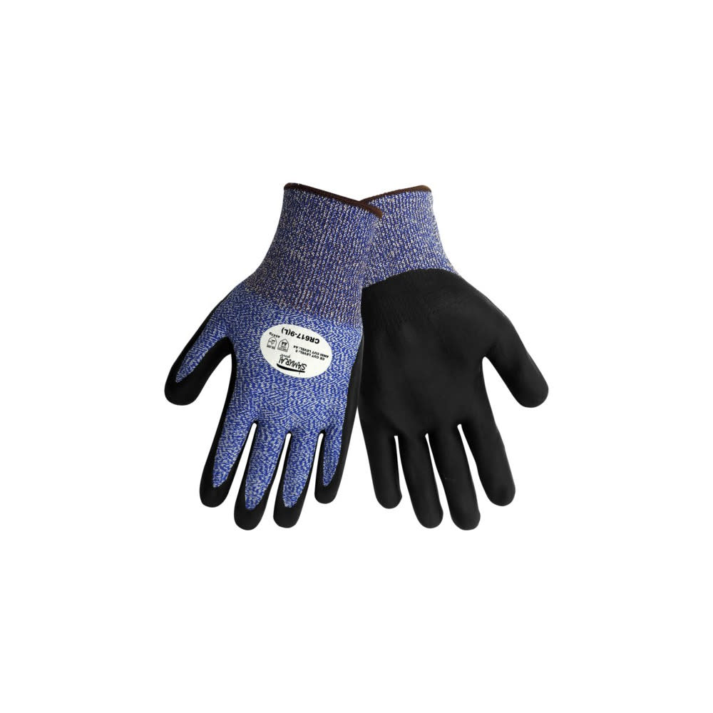 Global Glove Medium Cut Resistant Nitrile Palm Dipped Gloves - Ascmtools