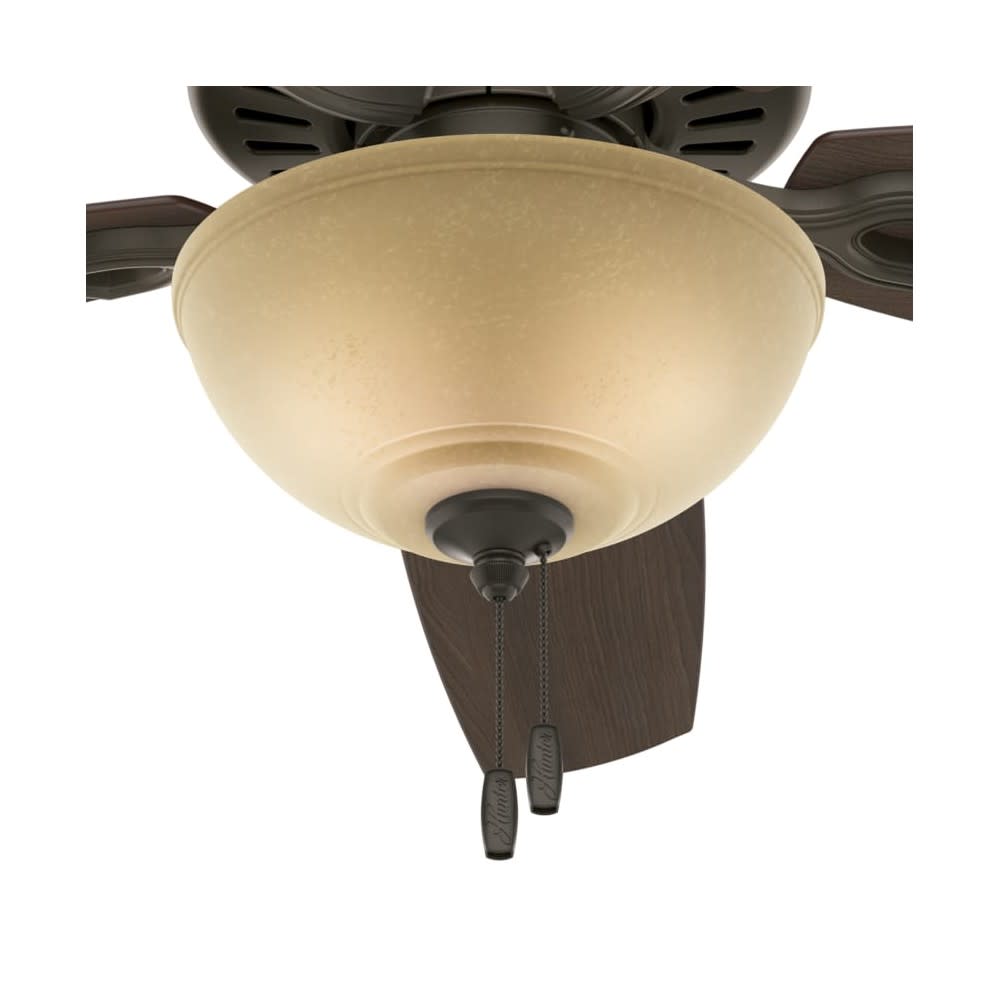 Hunter Fan Builder Deluxe Ceiling Fan 52″ Bronze Brazilian Cherry - Ascmtools