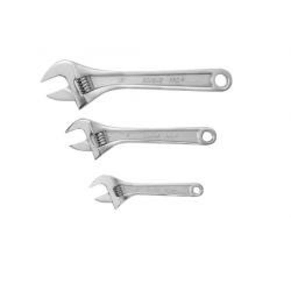 Cougar Pro 3-Pc. Adjustable Set – Chrome 6 In. 8 In. 10 In. - Ascmtools