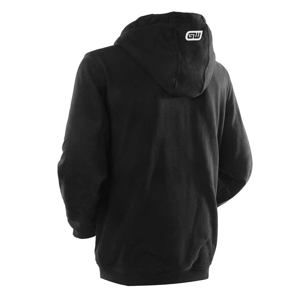 GEARWRENCH Mens Black Heated Full Zip Hoodie Kit Small - Ascmtools