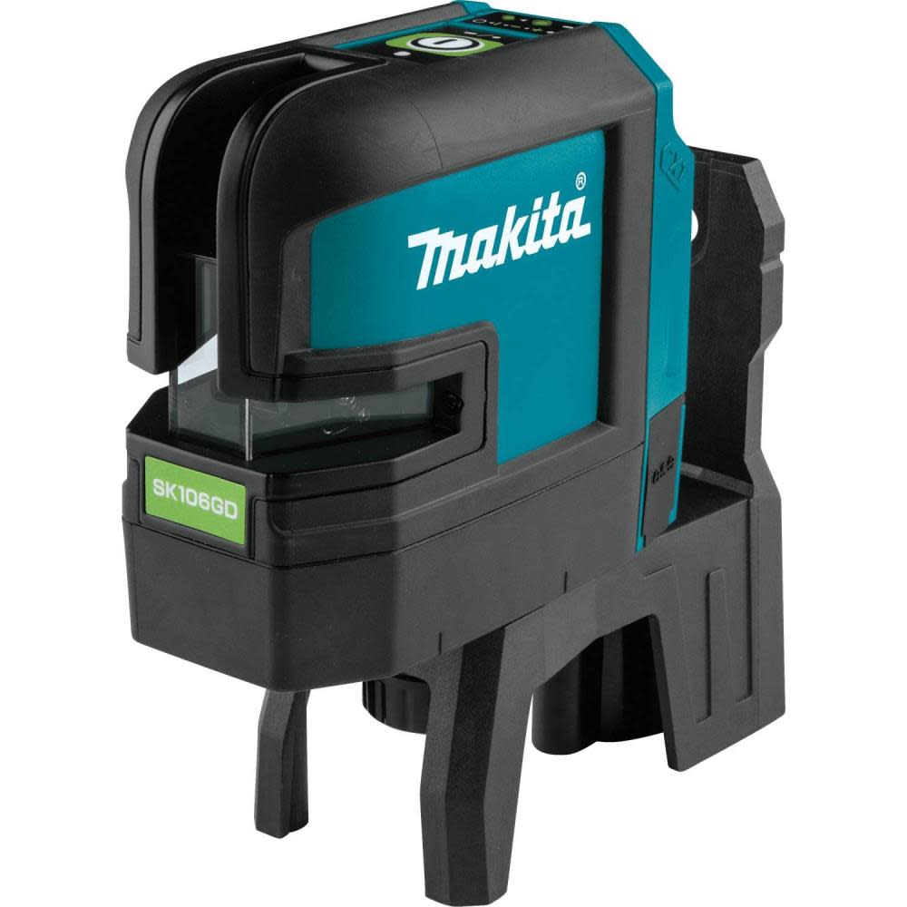 Makita 12V Max CXT Self-Leveling Cross-Line/4-Point Green Beam Laser Bare Tool - Ascmtools