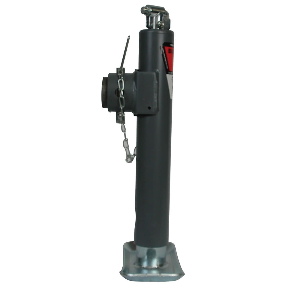 Reese Bulldog 10″ 5000 lbs Gray Steel Top Wind Round Jack Trailer - Ascmtools