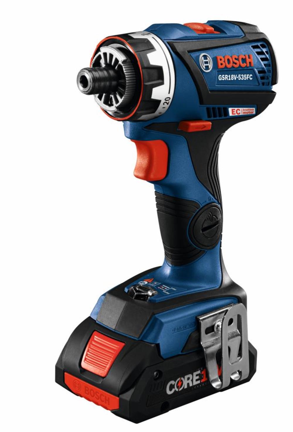 Bosch 18V EC 5 In 1 Drill/Driver Kit Flexiclick Reconditioned - Ascmtools