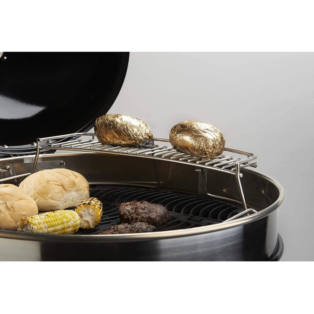 Napoleon Warming Rack Premium Stainless Steel for Charcoal Kettle Grills - Ascmtools