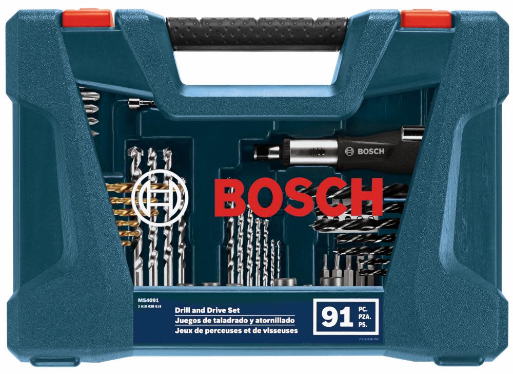 Bosch 91 pc. Drilling and Driving Mixed Bit Set - Ascmtools