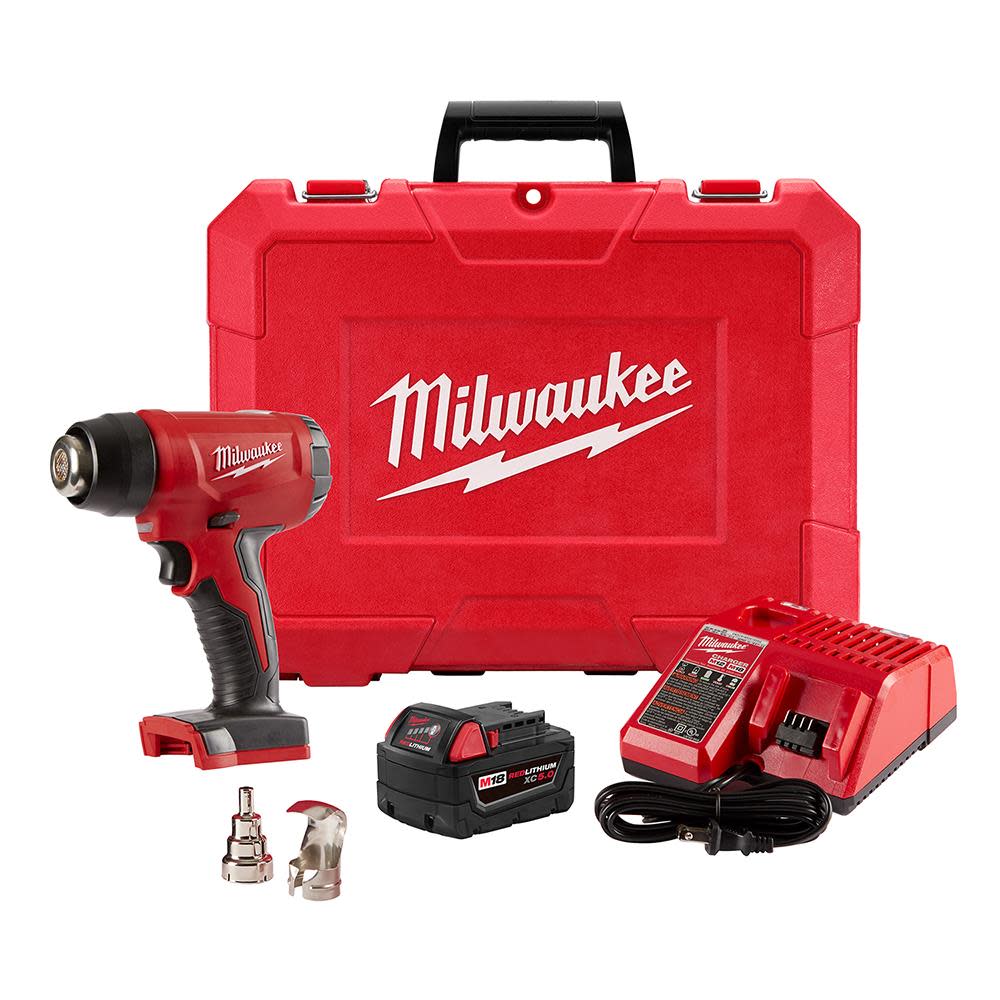 Milwaukee M18 Compact Heat Gun Kit - Ascmtools