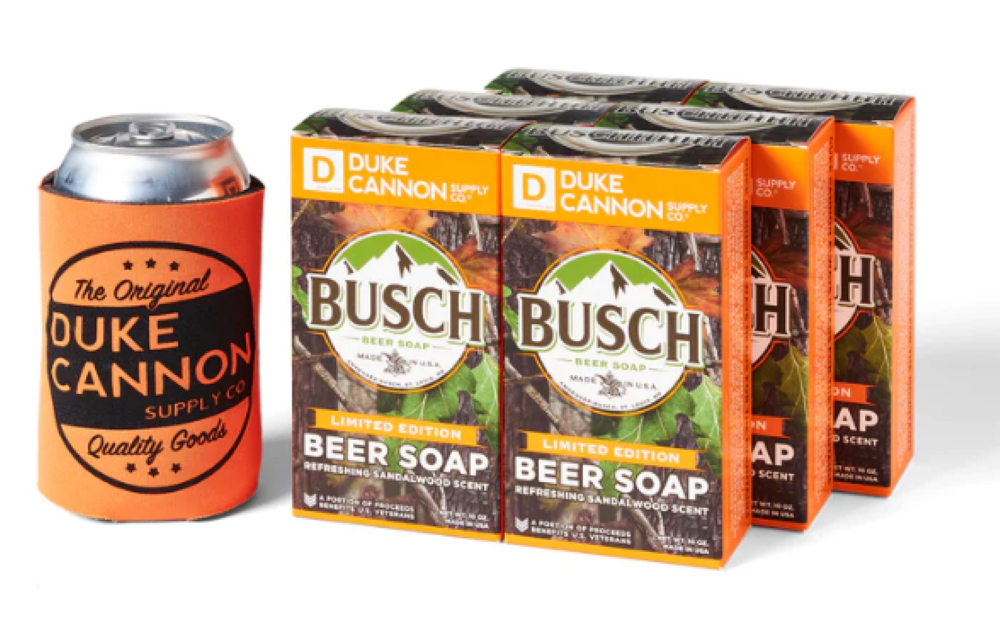 Duke Cannon BUSCH Camo Soap 10oz Bar - Ascmtools