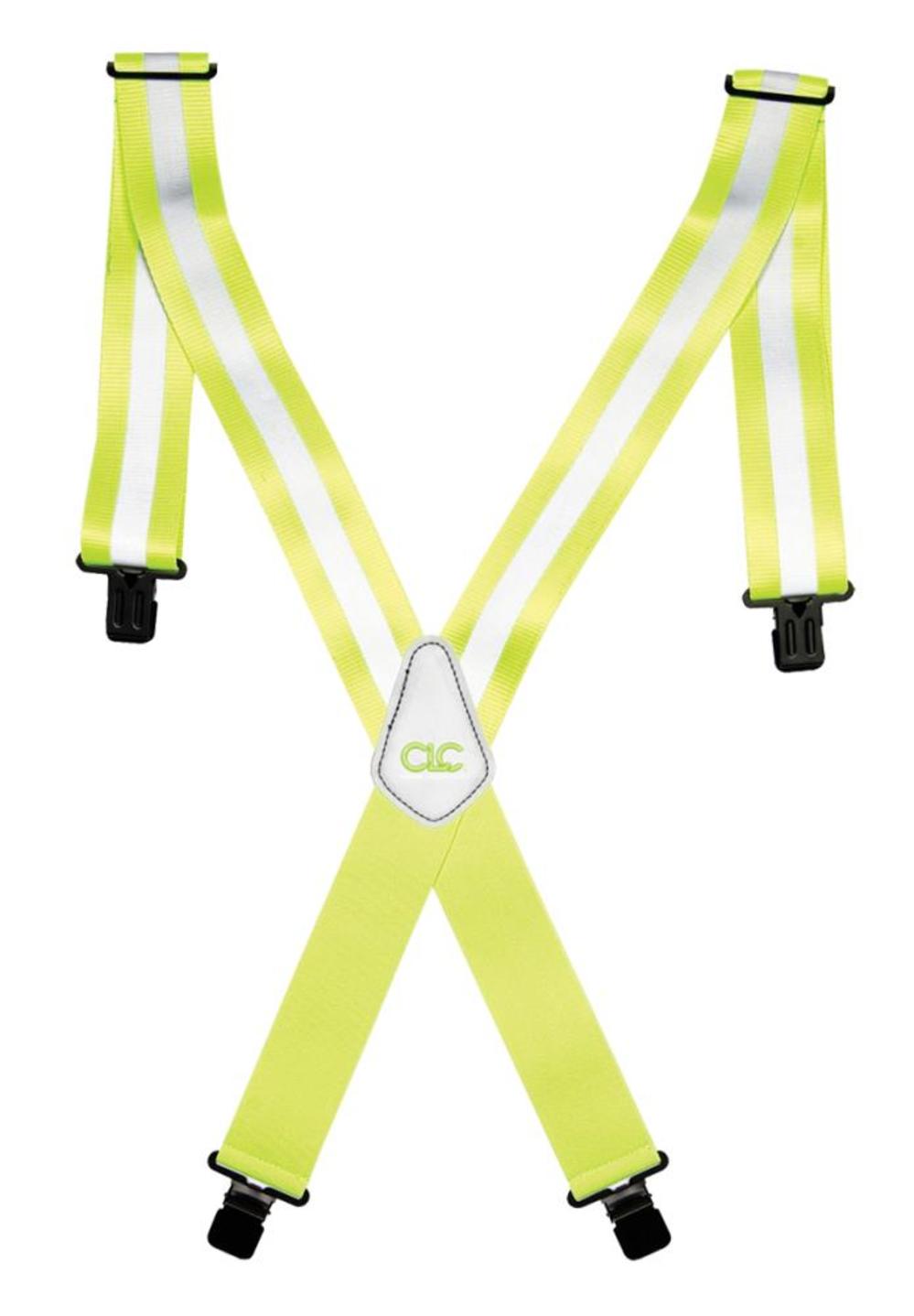 CLC Heavy Duty Hi-Viz Work Suspenders - Ascmtools