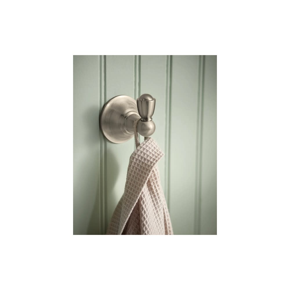 Moen Sage Robe Hook Brushed Nickel Single - Ascmtools