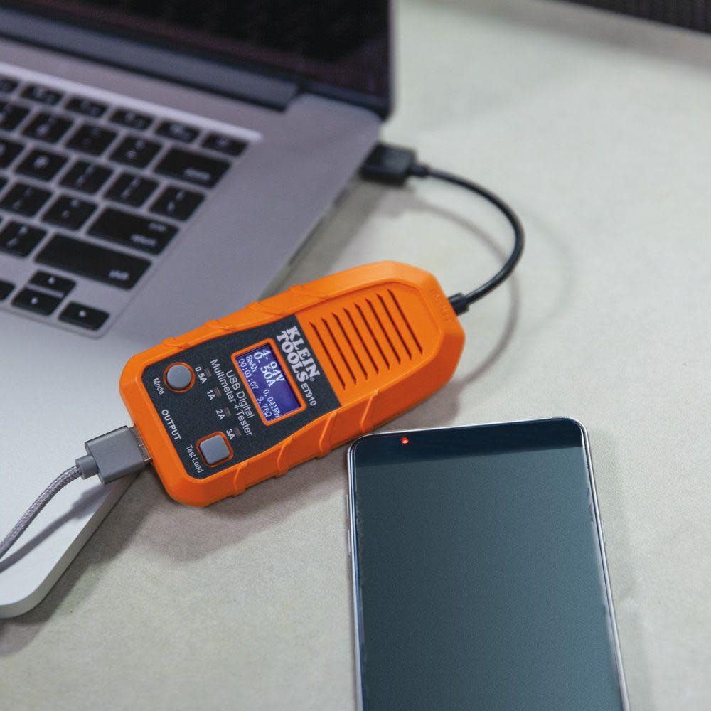 Klein Tools USB Digital Meter and Tester USB-A - Ascmtools