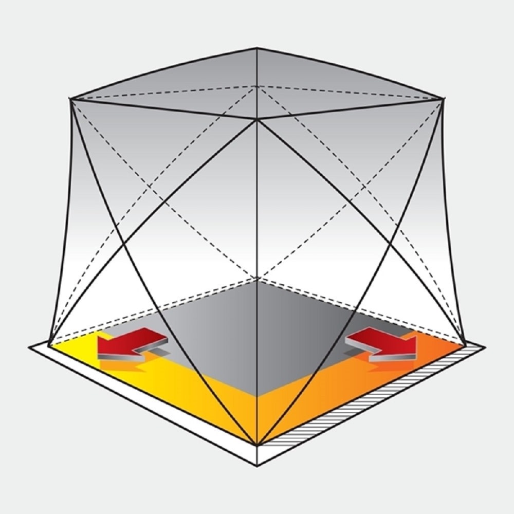 Eskimo Fatfish 949I Portable Pop-Up Ice Fishing House - Ascmtools